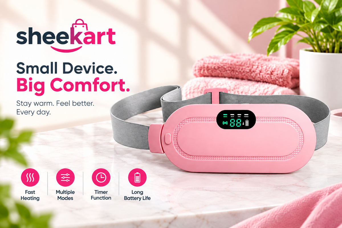 Portable Comfort Heating Pad for Menstrual & Muscle Relief