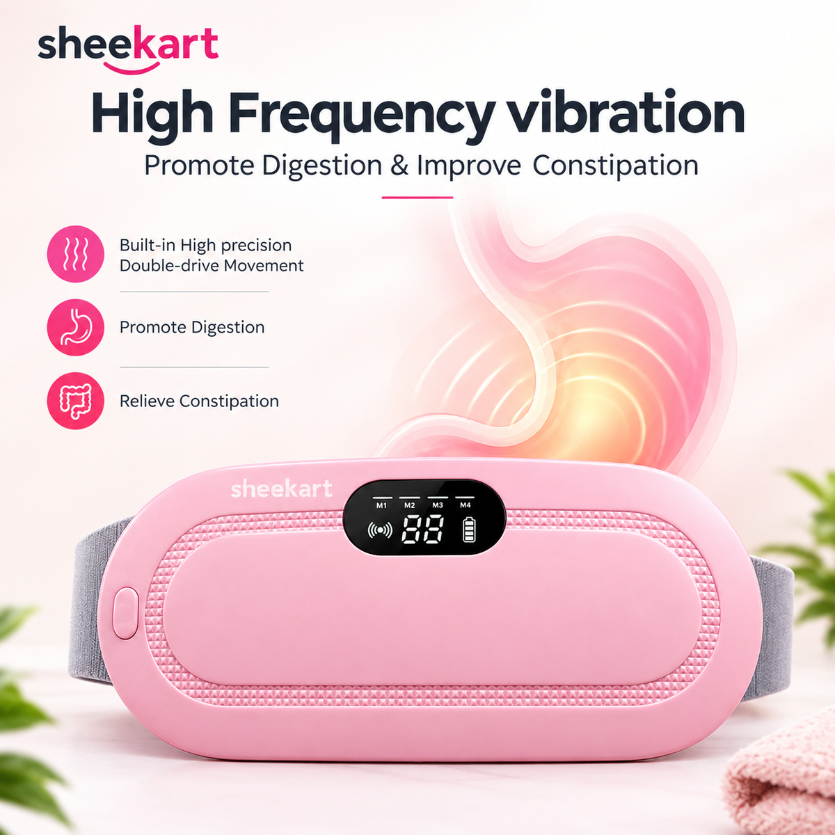 Portable Comfort Heating Pad for Menstrual & Muscle Relief